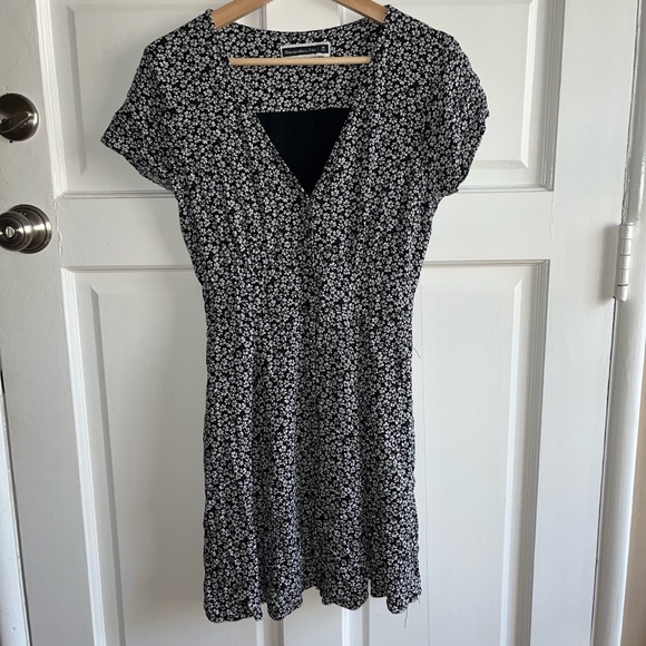 Abercrombie and Fitch Black and white mini dress - Picture 1 of 3